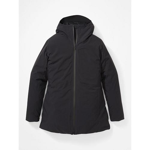 Marmot Parka Black NZ - WarmCube Jackets Womens NZ4721685